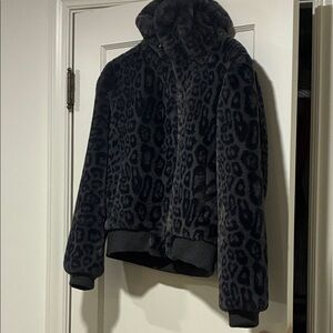 Generation Love Black Leopard Print Jacket